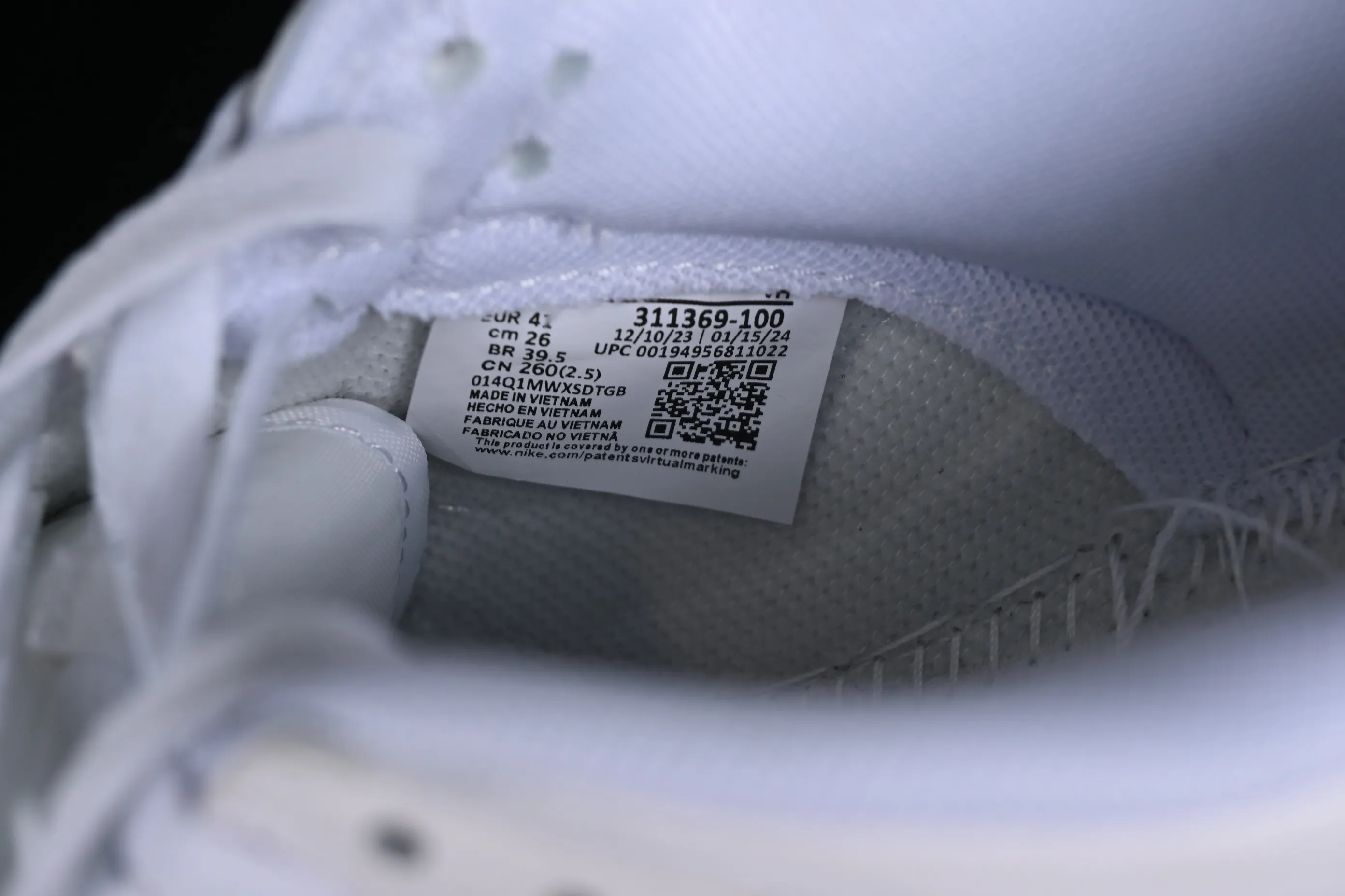 All categories Nk SB Dunk series Nk SB Dunk Low low-top sneakers Nk SB Dunk Low raw rubber white SB low-top casual sneakers 311369-100
